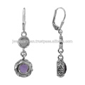 Designer Amethyst Gemstone 925 Sterling Silver Earring